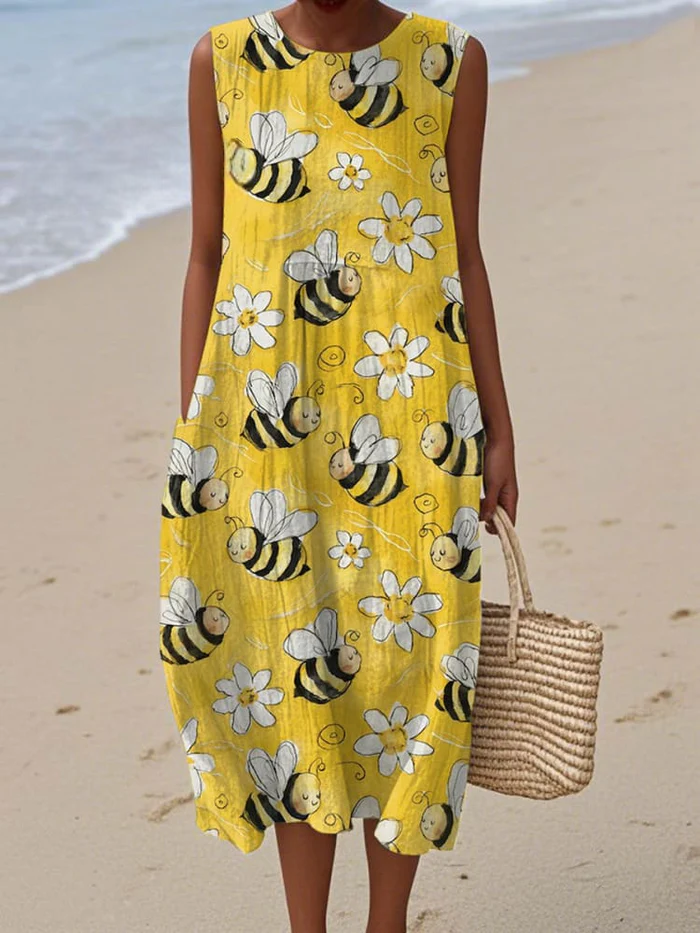 Bee - Sunny Buzz Summer Dress