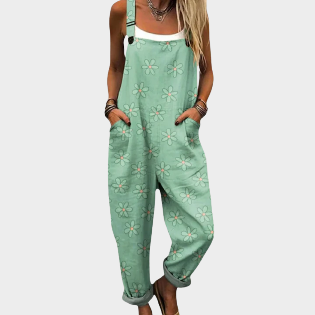 Alice - Comfortable Printed Overalls
