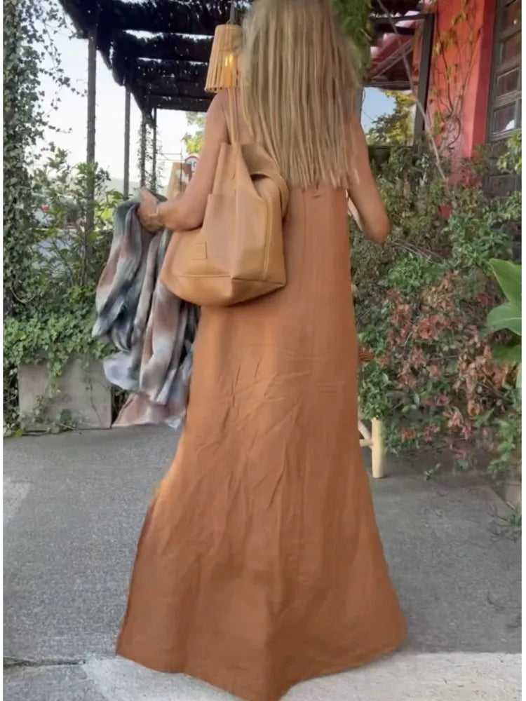 Gina™ - Long Halter Dress