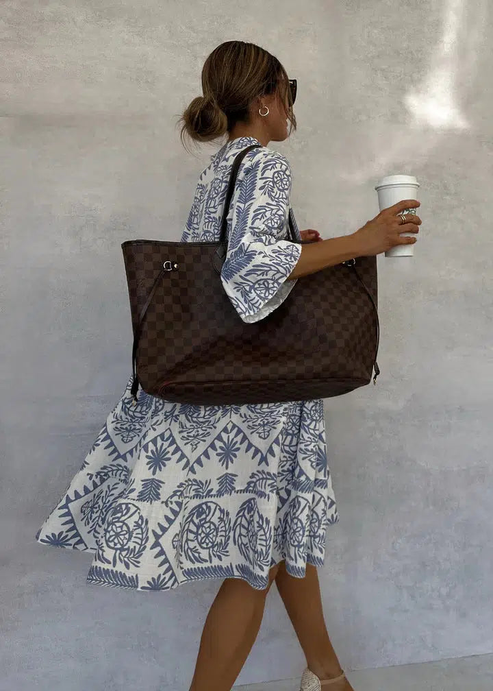 Idalina - Stylish Printed Dress