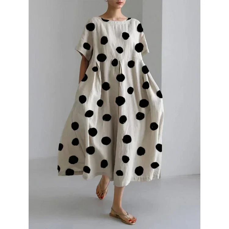 VALENTINA | Summer Dress Featuring Classic Polka Dots
