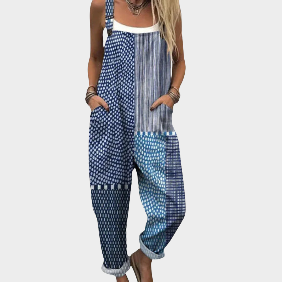 Abigail - Comfortable Printed Overalls