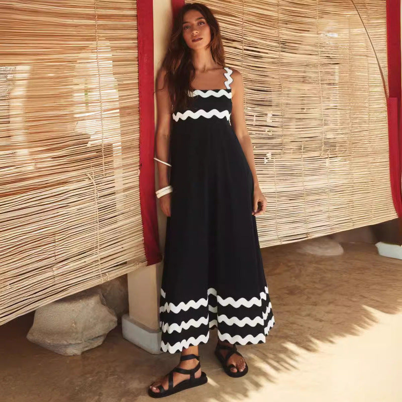 Ashly™ - Boho Slash Neck Maxi Dress