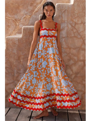 Orange Floral