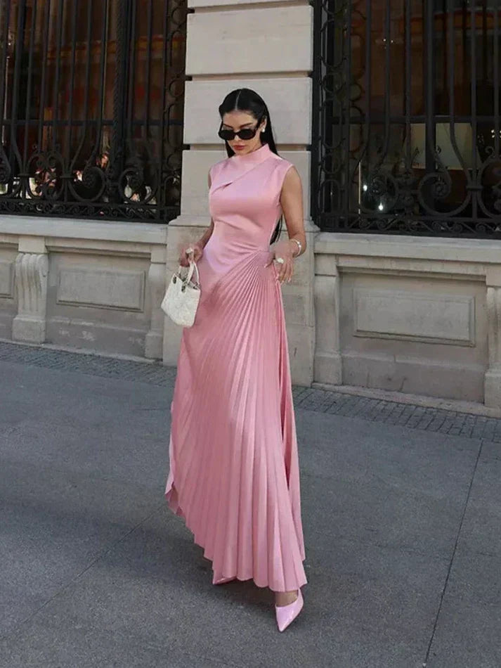 Ellison - Elegant Draped Maxi Dress