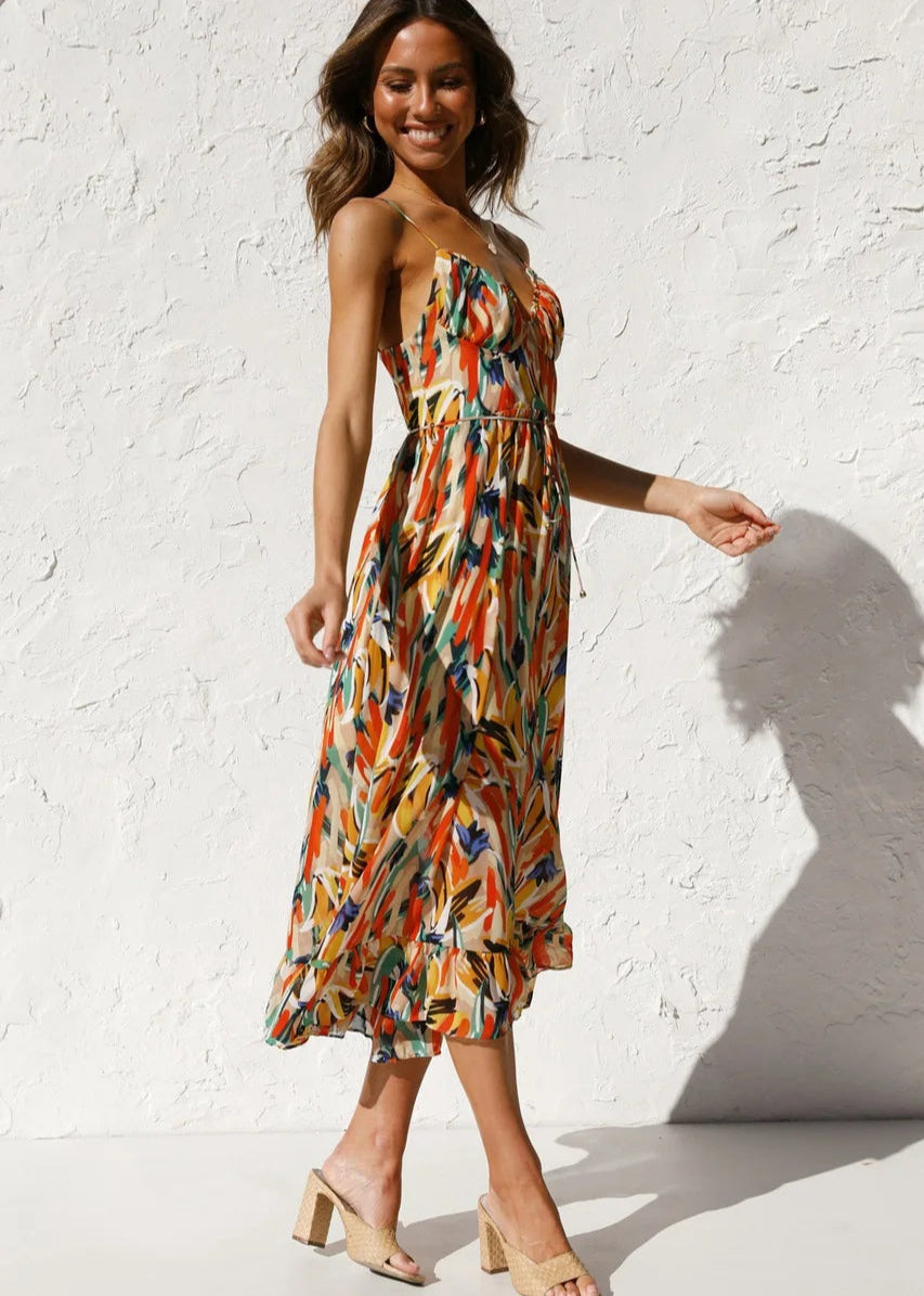 Scarlett - Elegant Print Beauty