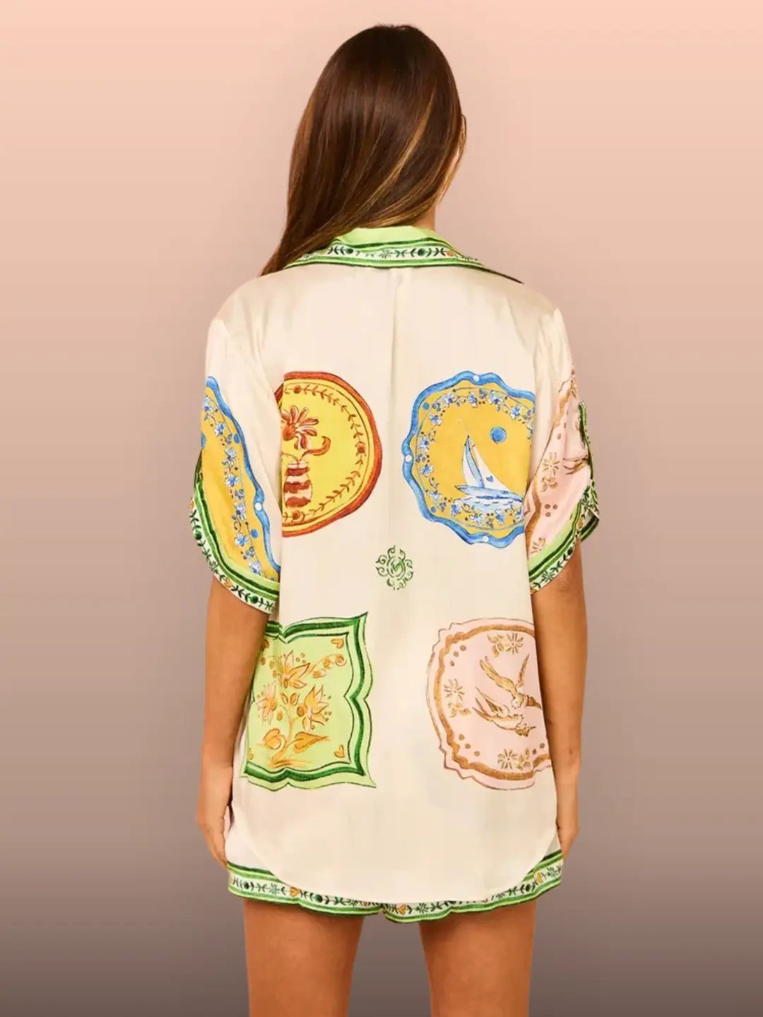 Barrett - Tiles of Life Casual Shorts Set